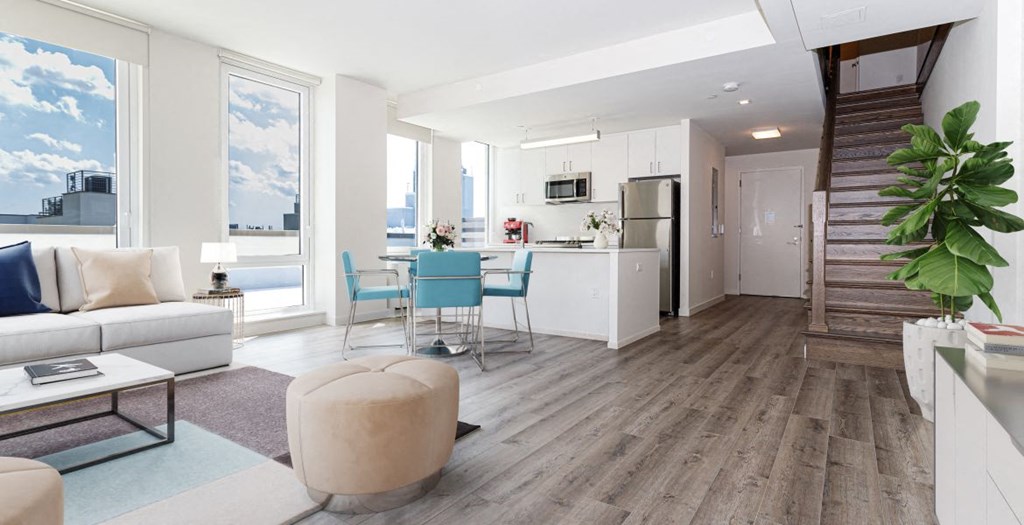 Duplex Large Kitchen at 470 Manhattan, New York